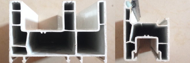 80mm Sliding PVC Window Door Profiles